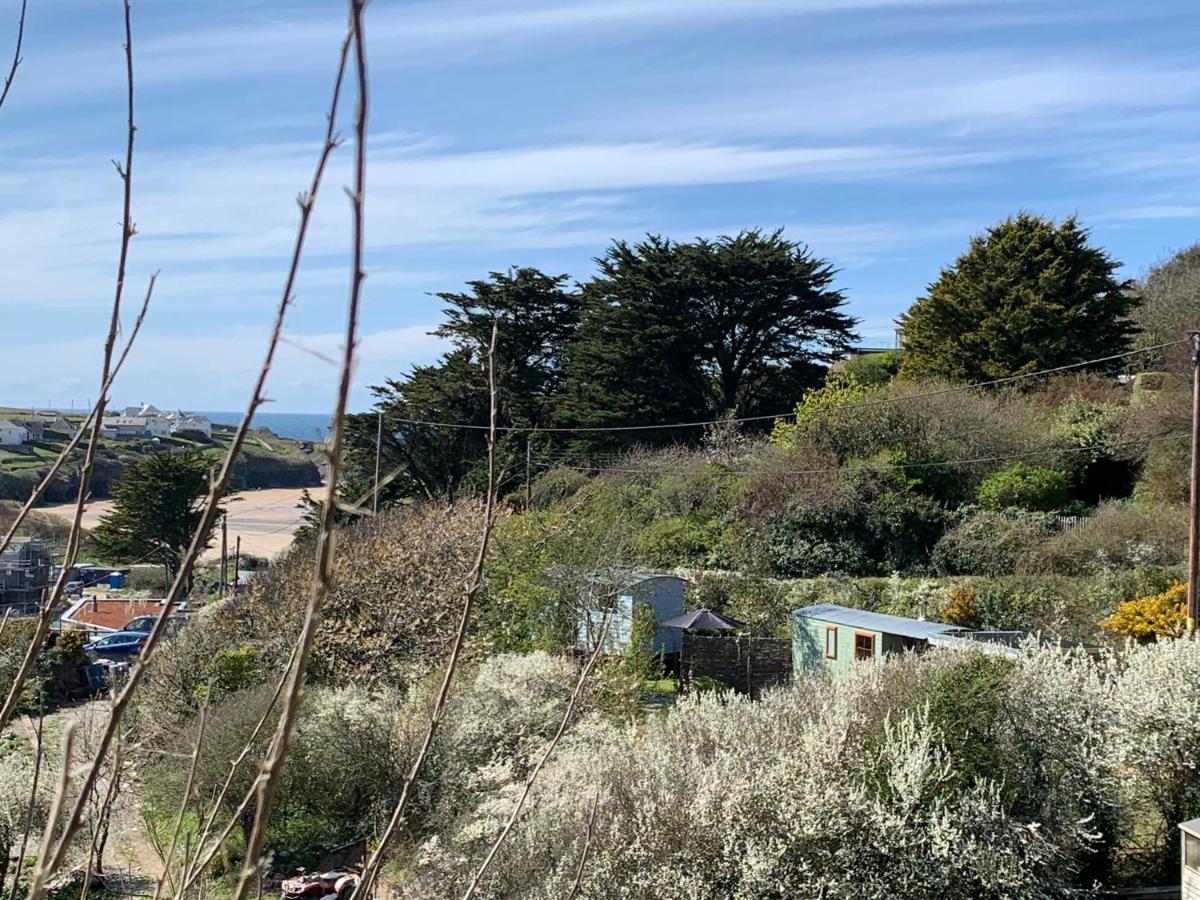 Tides Reach, Deluxe Shepherds Hut 1, 100M From The Beach Saint Merryn Esterno foto